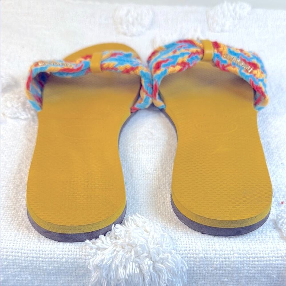 Havaiana St. Tropez Mesh Women’s Flip Flop Sandals size 9/10 - Picture 9 of 10